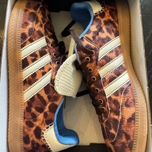 Adidas Wales Bonner Leopard Print Sneakers